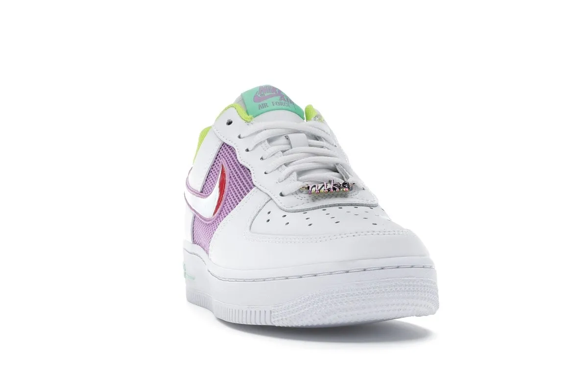 Фото № 2 с приближением к товару «‎Nike Air Force 1 Low White Multi Pastel »