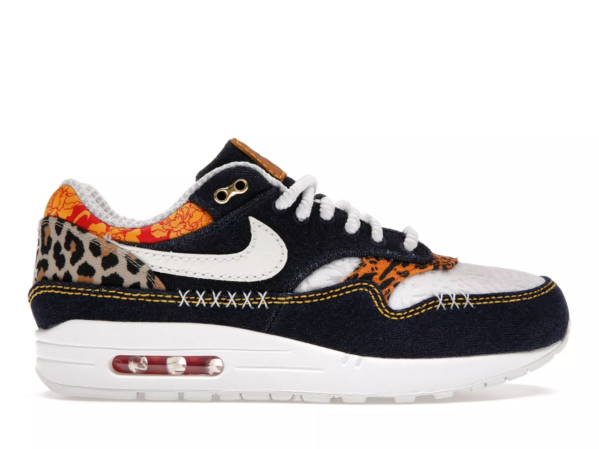 Фото № 1 с приближением к товару «‎Nike Air Max 1 Premium Denim Leopard»