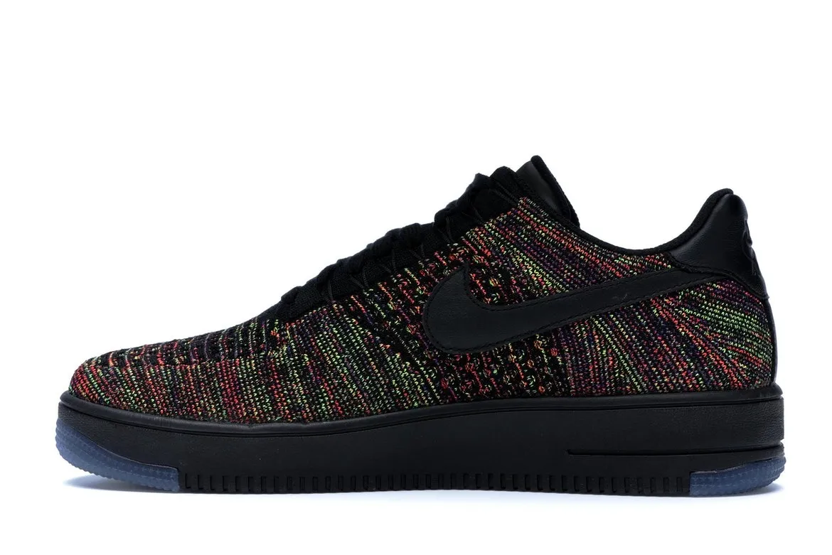 Фото № 5 с приближением к товару «‎Nike Air Force 1 Low Flyknit Black Multi-Color»
