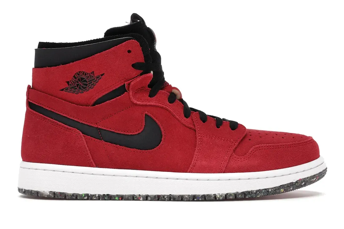Фото № 1 с приближением к товару «‎Jordan 1 High Zoom Air CMFT Red Suede»