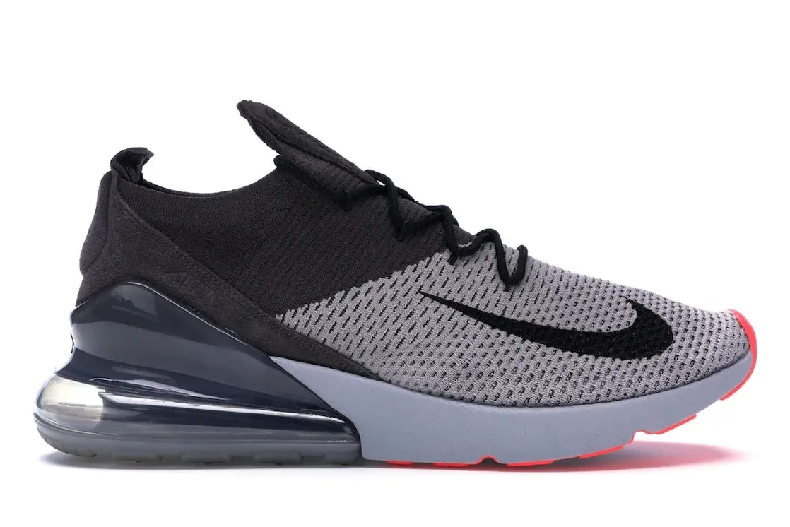 Фото № 1 с приближением к товару «‎Nike Air Max 270 Flyknit Atmosphere Grey Thunder Grey»