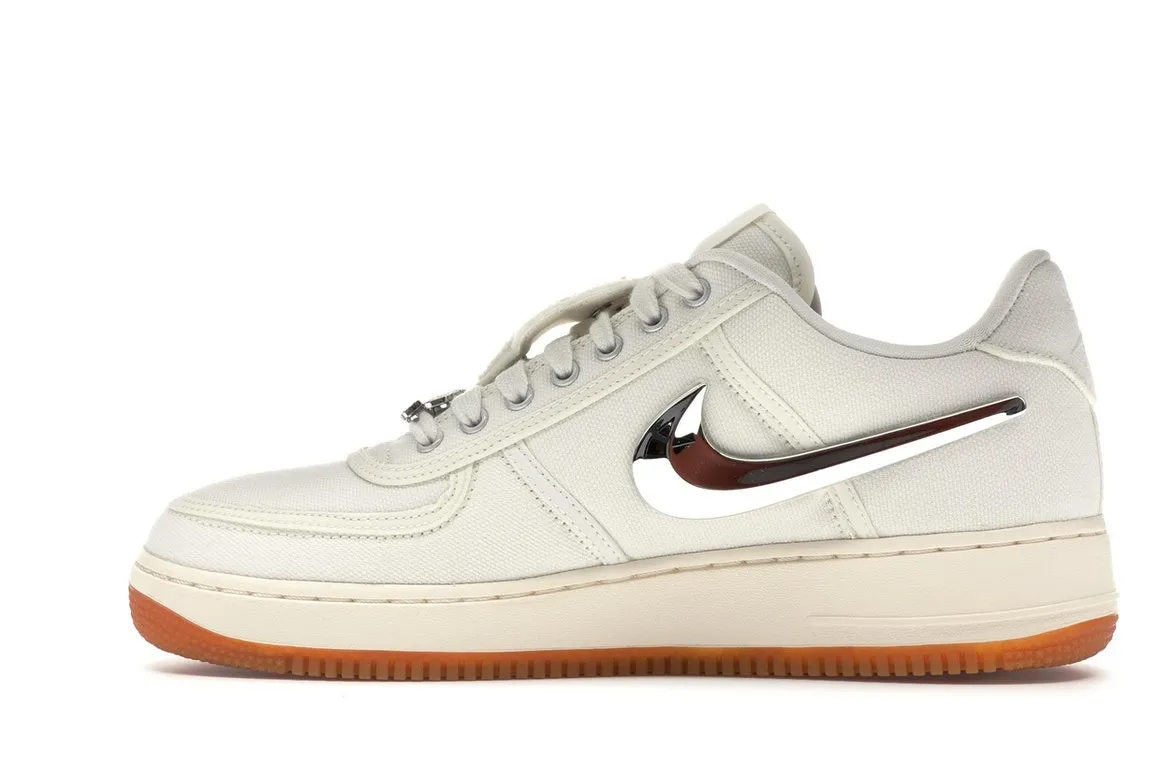 Фото № 5 с приближением к товару «‎Nike Air Force 1 Low Travis Scott Sail»