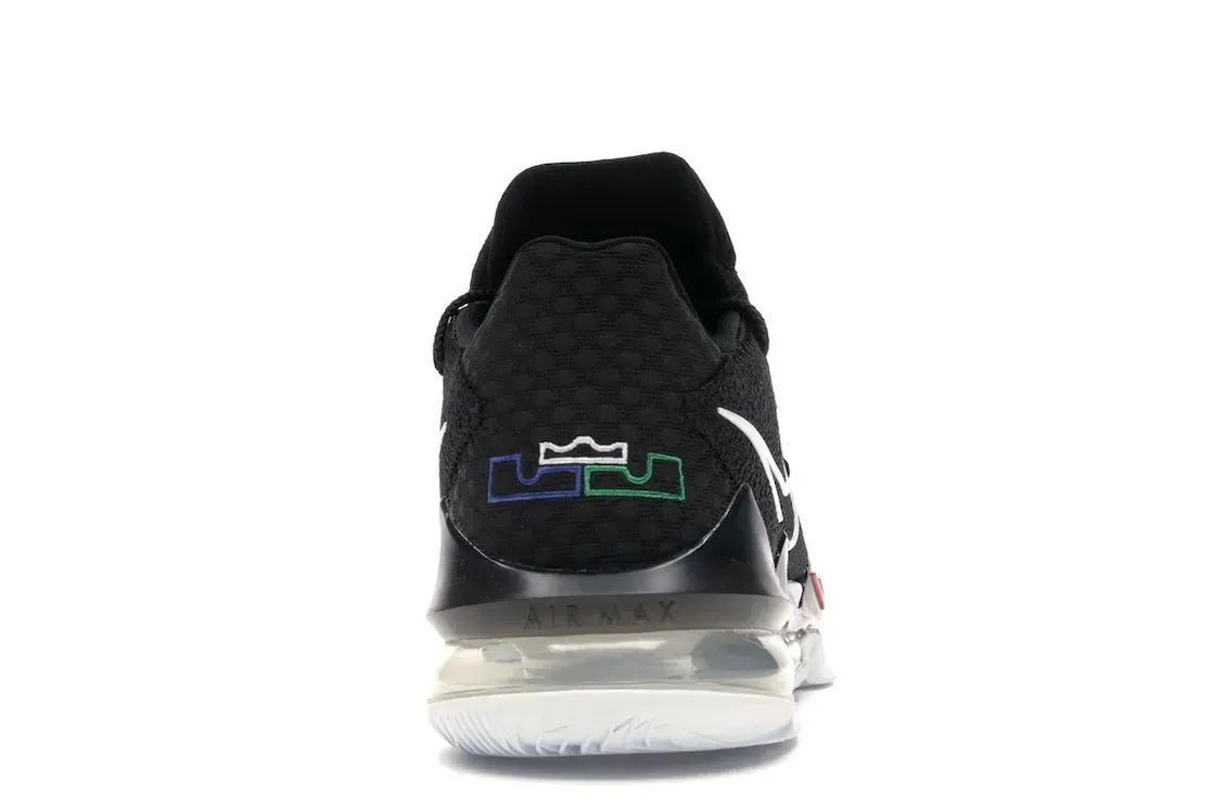 Фото № 4 с приближением к товару «‎Nike LeBron 17 Low Black White»
