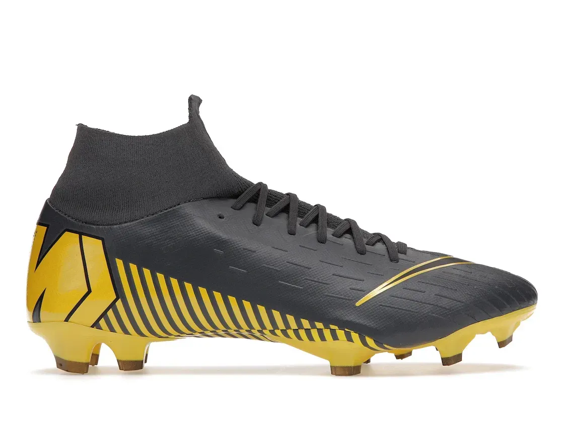 Фото № 1 с приближением к товару «‎Nike Mercurial Superfly 6 Pro FG Grey Opti Yellow»