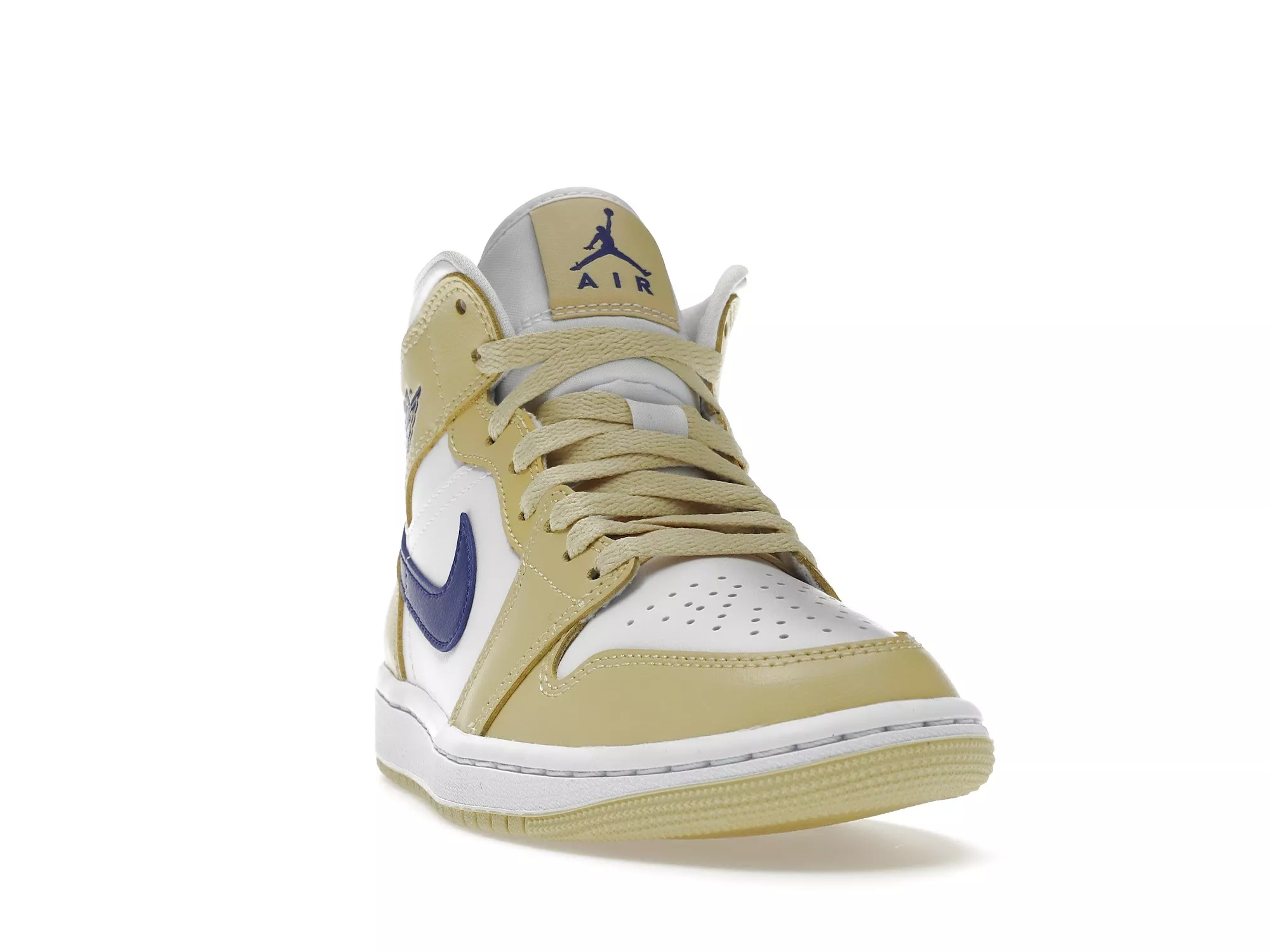 Фото № 5 с приближением к товару «‎Jordan 1 Mid Lemon Wash Lapis »