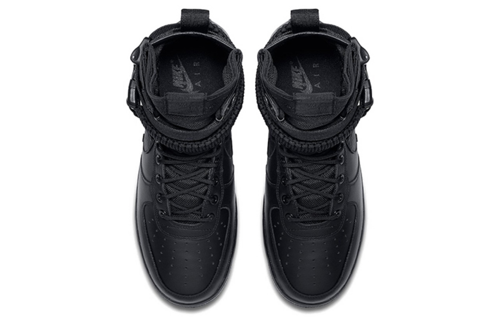 Фото № 3 с приближением к товару «‎Nike SF Air Force 1 High Triple Black»