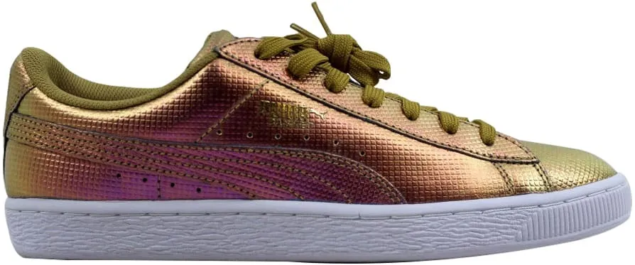 Фото № 1 с приближением к товару «‎Puma Basket Classic Holographic Gold»