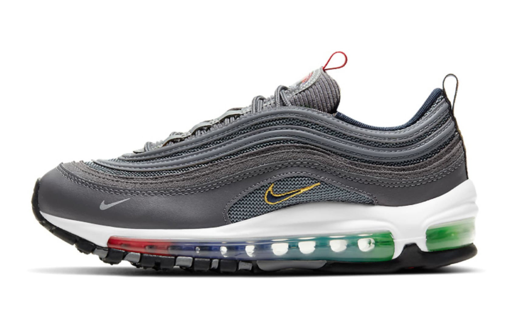Фото № 1 с приближением к товару «‎Nike Air Max 97 EOI (GS) GreyMulticolor»