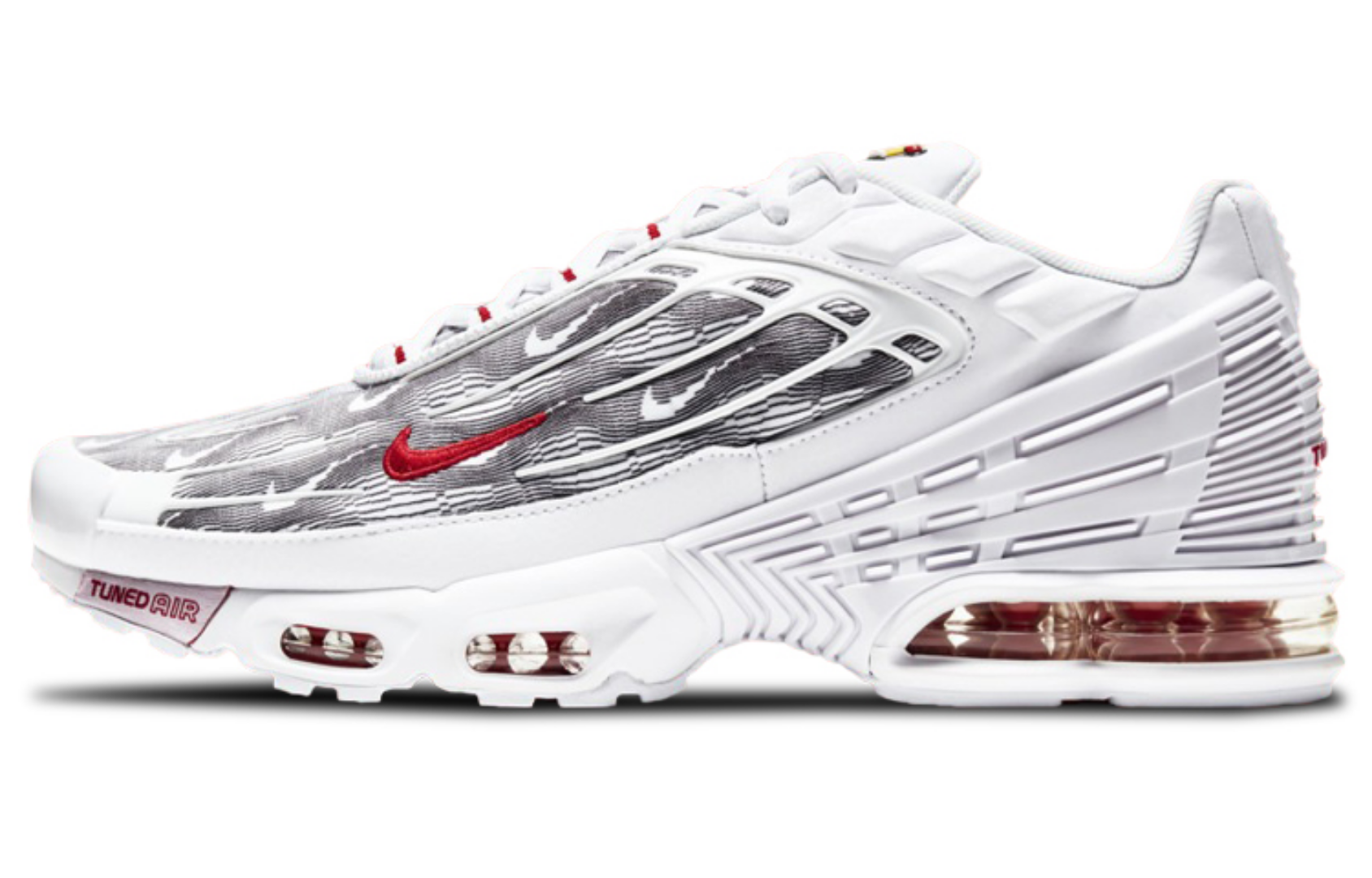 Фото № 1 с приближением к товару «‎Nike Air Max Plus 3 "Topography Pack" WhiteGreyRed»