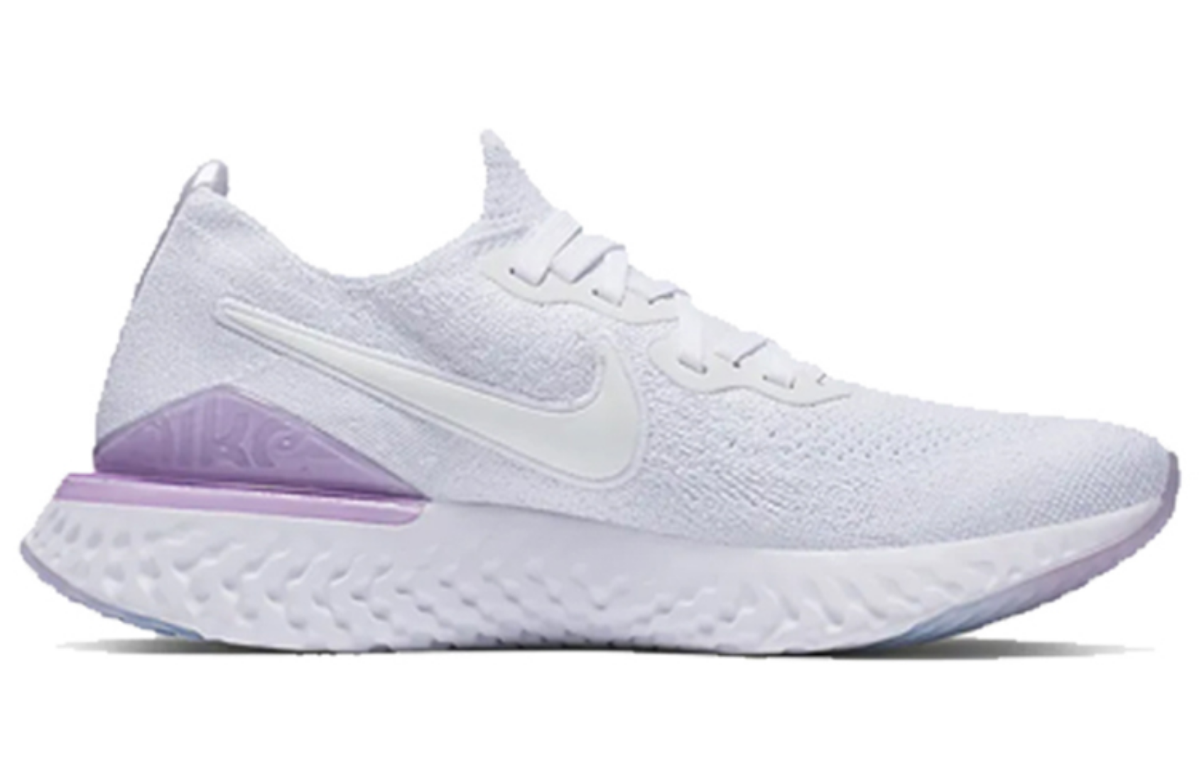 Фото № 2 с приближением к товару «‎Nike Epic React Flyknit 2 White Pink Foam (W)»