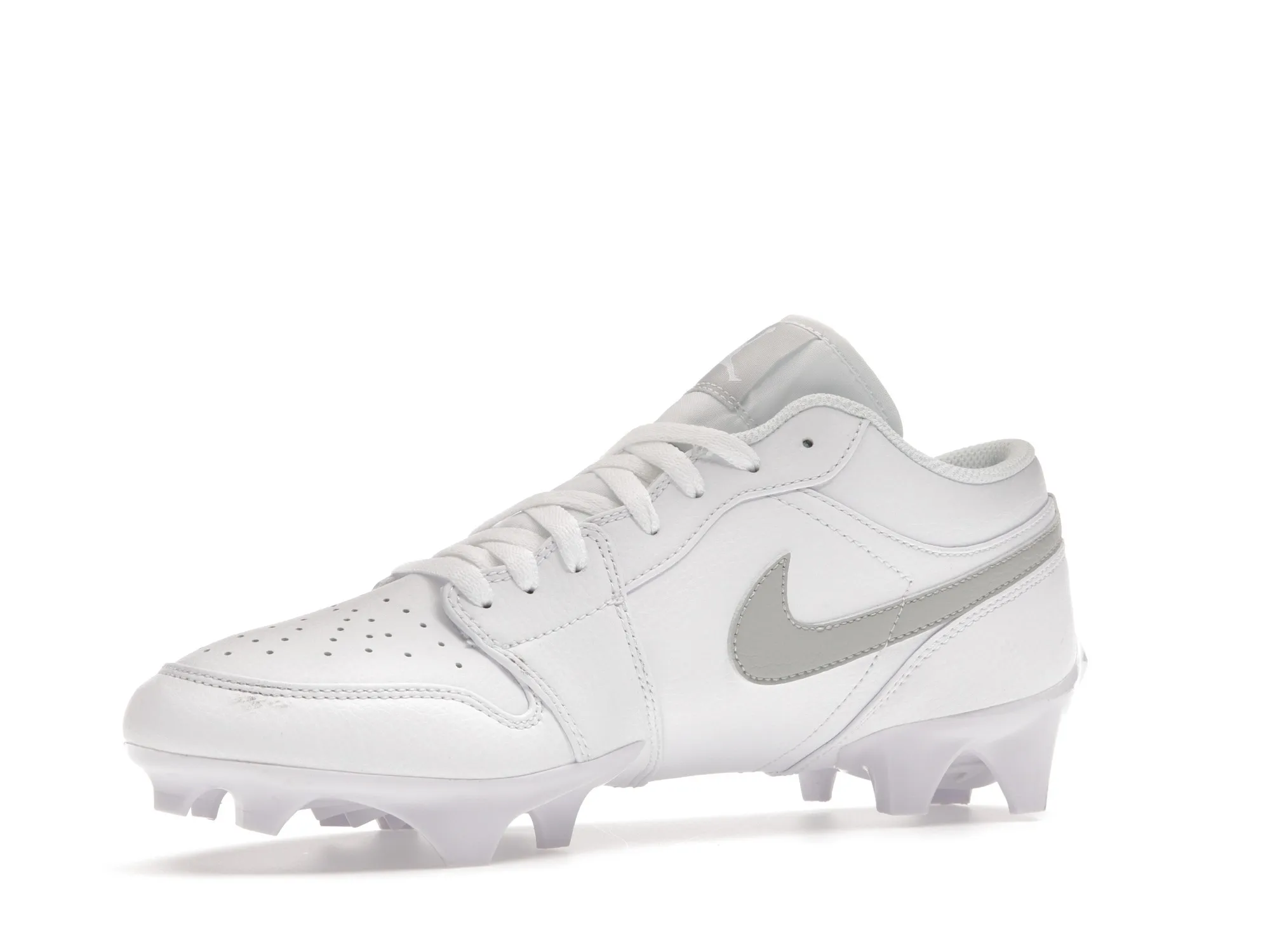 Фото № 3 с приближением к товару «‎Jordan 1 Low TD Cleat White Grey Fog»