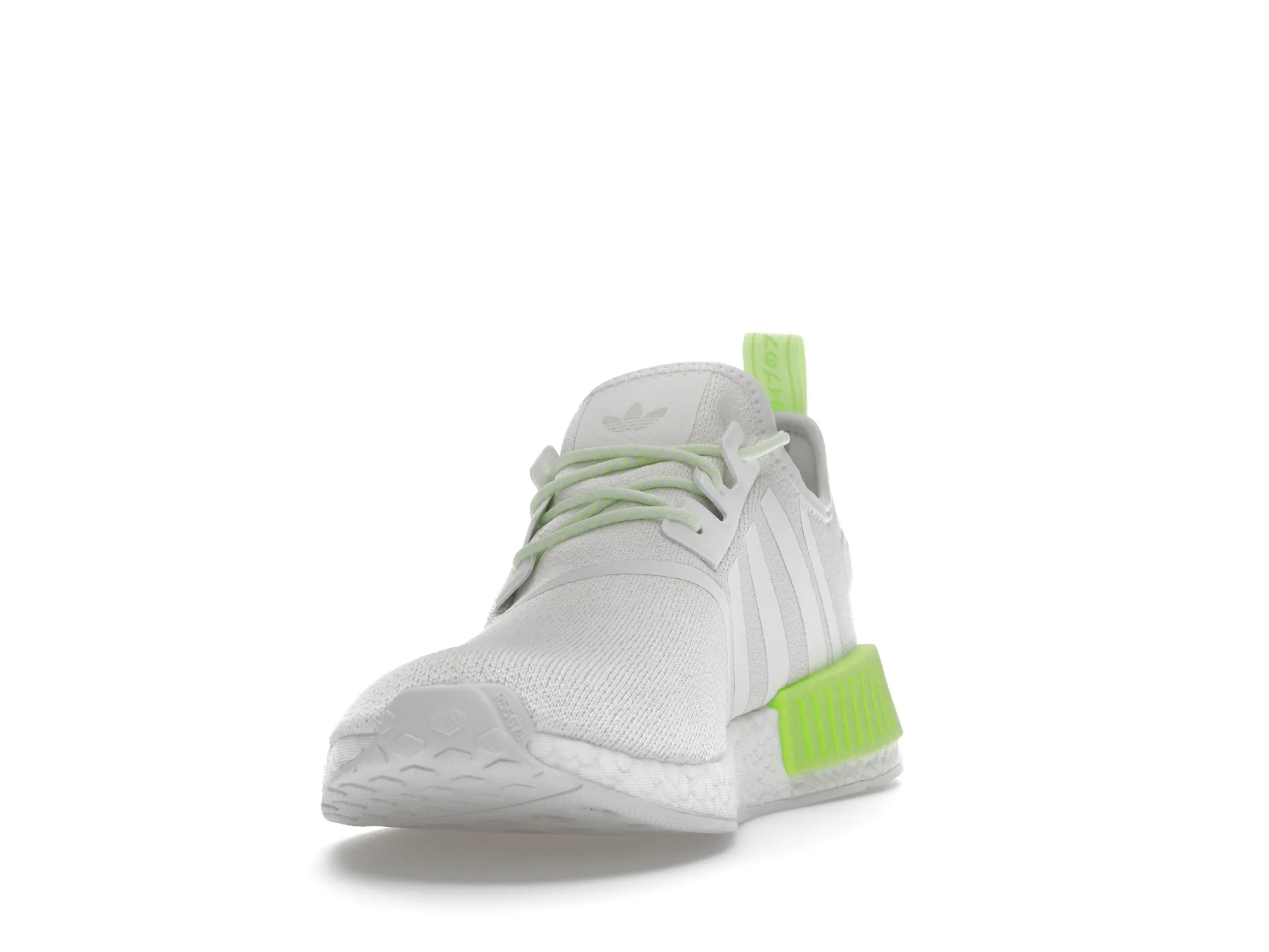Фото № 4 с приближением к товару «‎adidas NMD R1 Crystal White Solar Green»