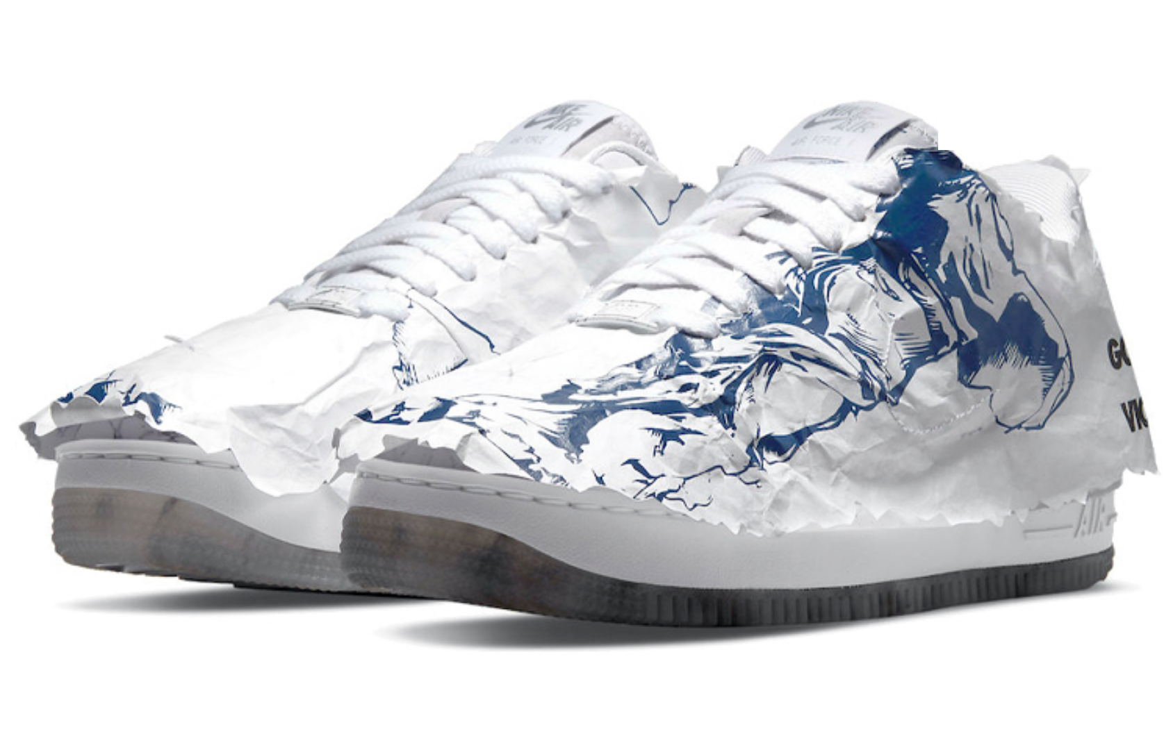 Фото № 4 с приближением к товару «‎Nike Air Force 1 Low Shadow Goddess of Victory»