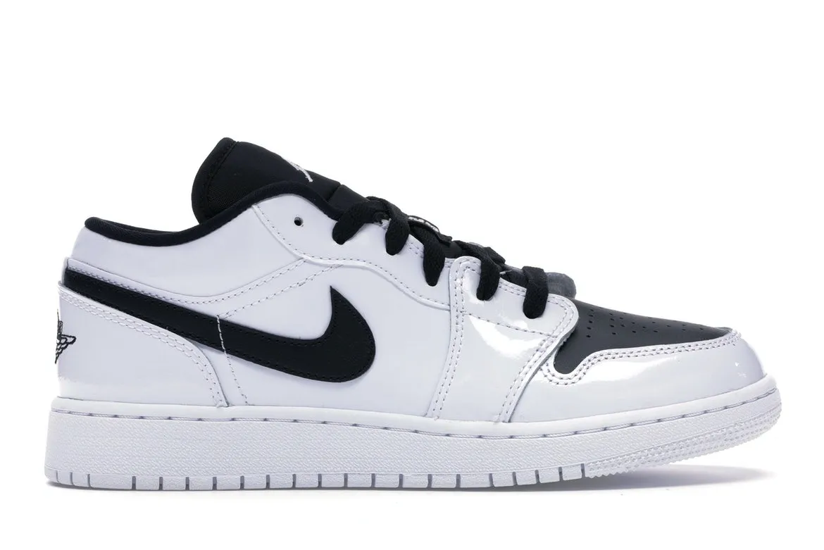 Фото № 1 с приближением к товару «‎Jordan 1 Low White Black »