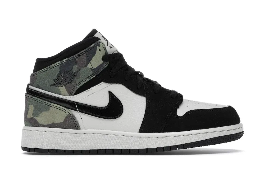 Фото № 1 с приближением к товару «‎Jordan 1 Mid Camo »