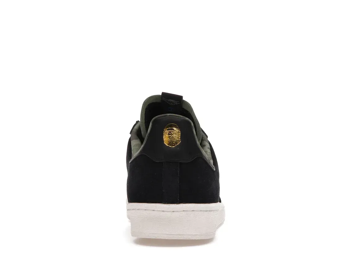 Фото № 4 с приближением к товару «‎adidas Campus 80s Undefeated x Bape Black»