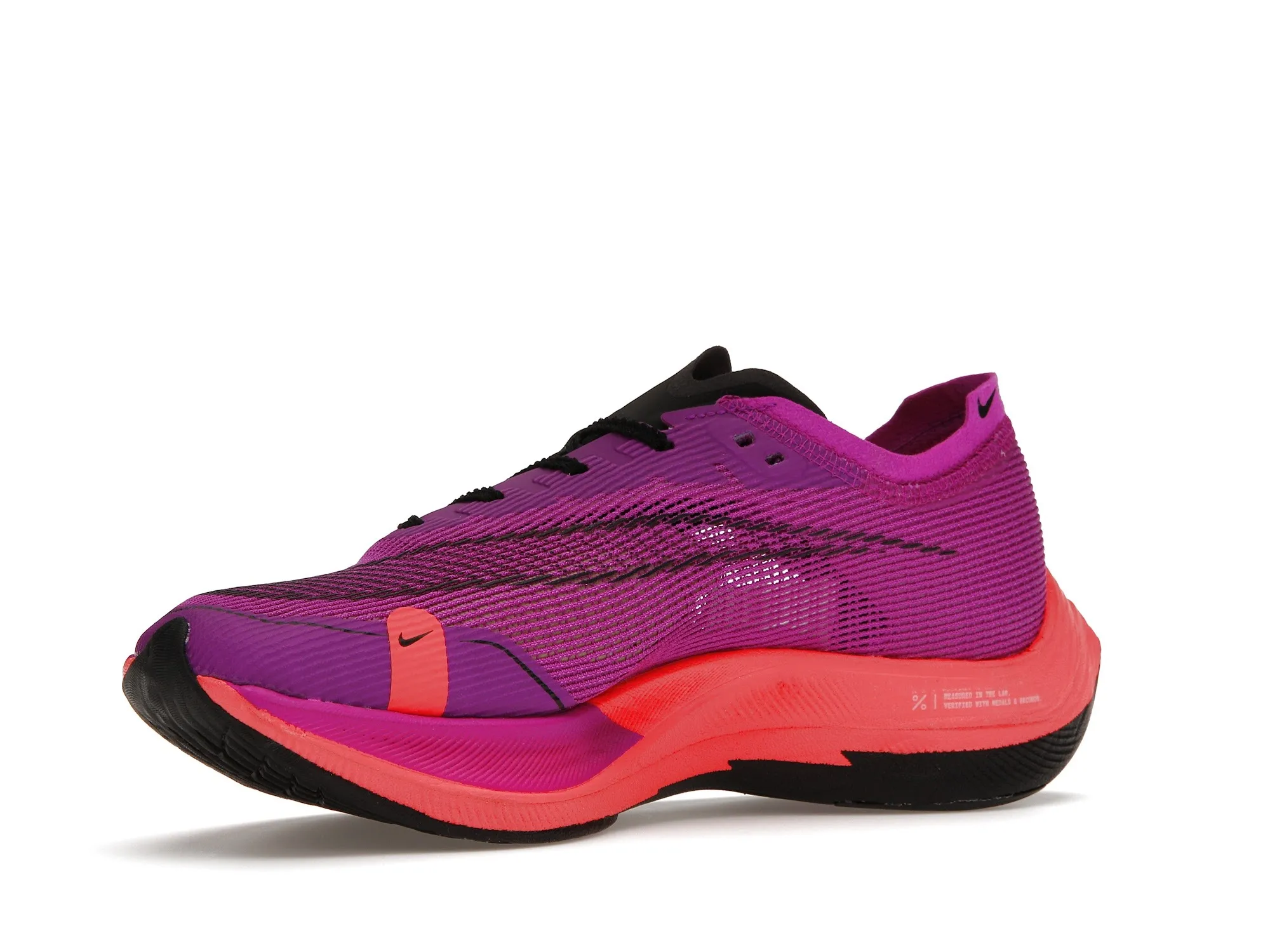Фото № 2 с приближением к товару «‎Nike ZoomX Vaporfly Next% 2 Hyper Violet Flash Crimson»