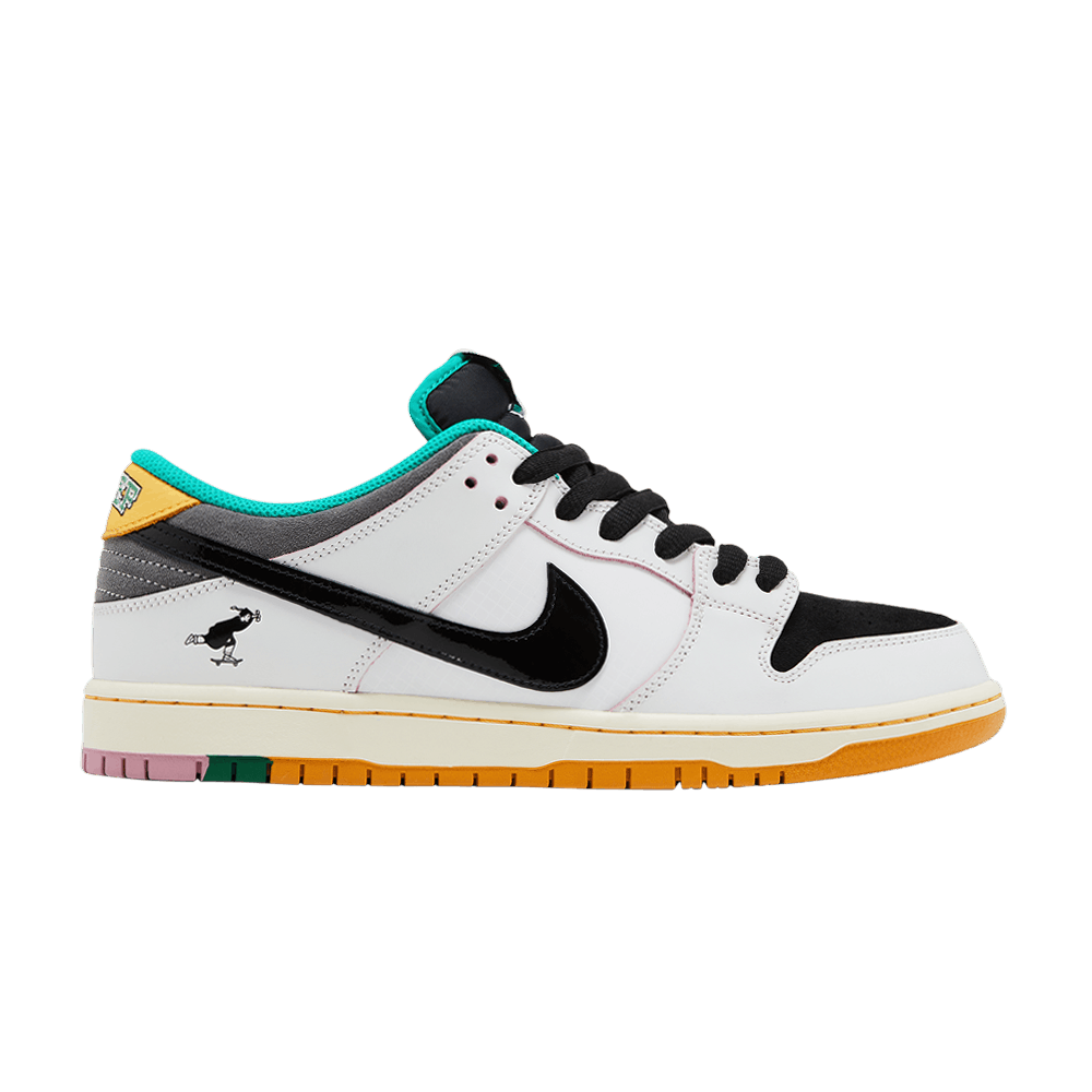 Mens CSEF x Nike Dunk Low SB White Clear Emerald