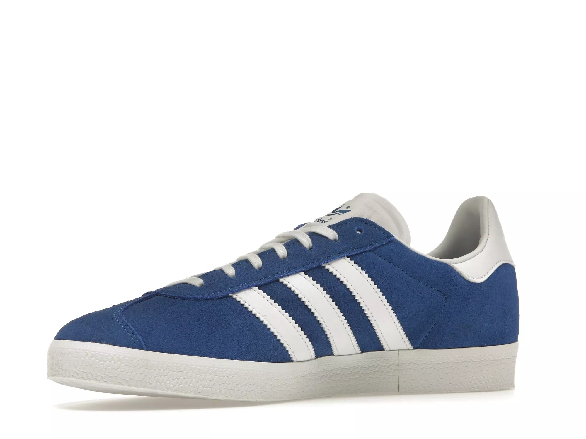 Фото № 3 с приближением к товару «‎adidas Gazelle Blue Cloud White Gold Metallic»
