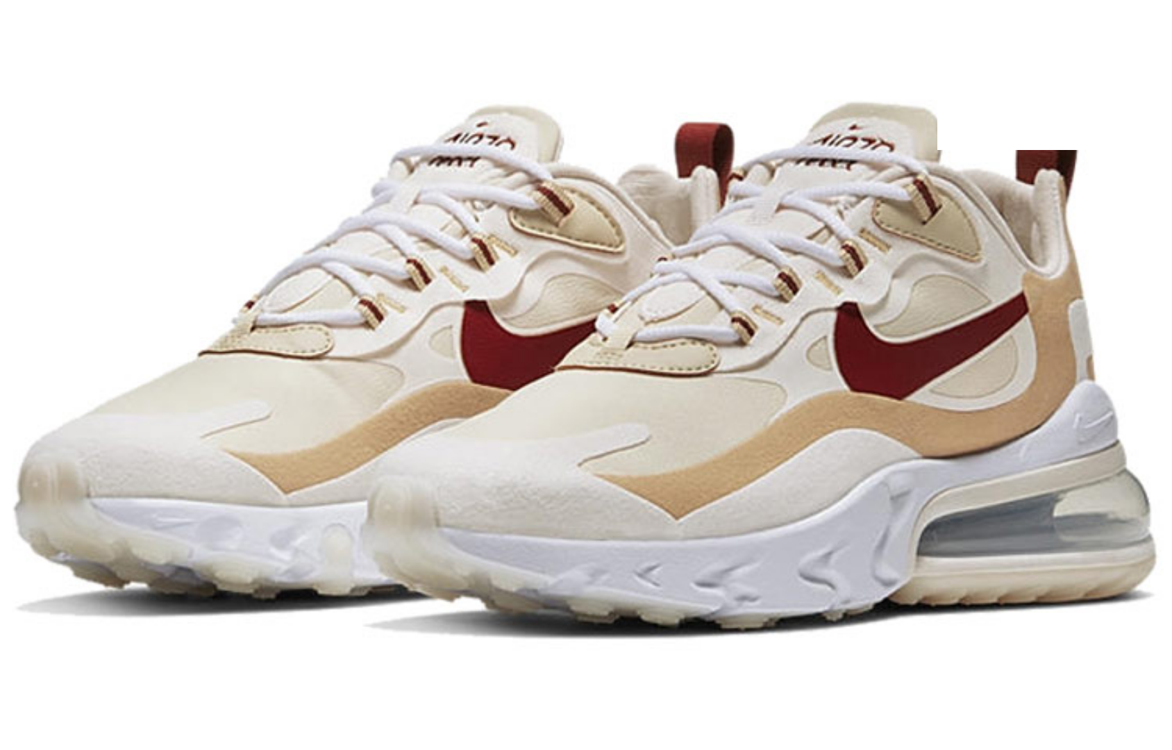 Фото № 3 с приближением к товару «‎Nike Air Max 270 React Cinnamon React Sports Casual shoes»