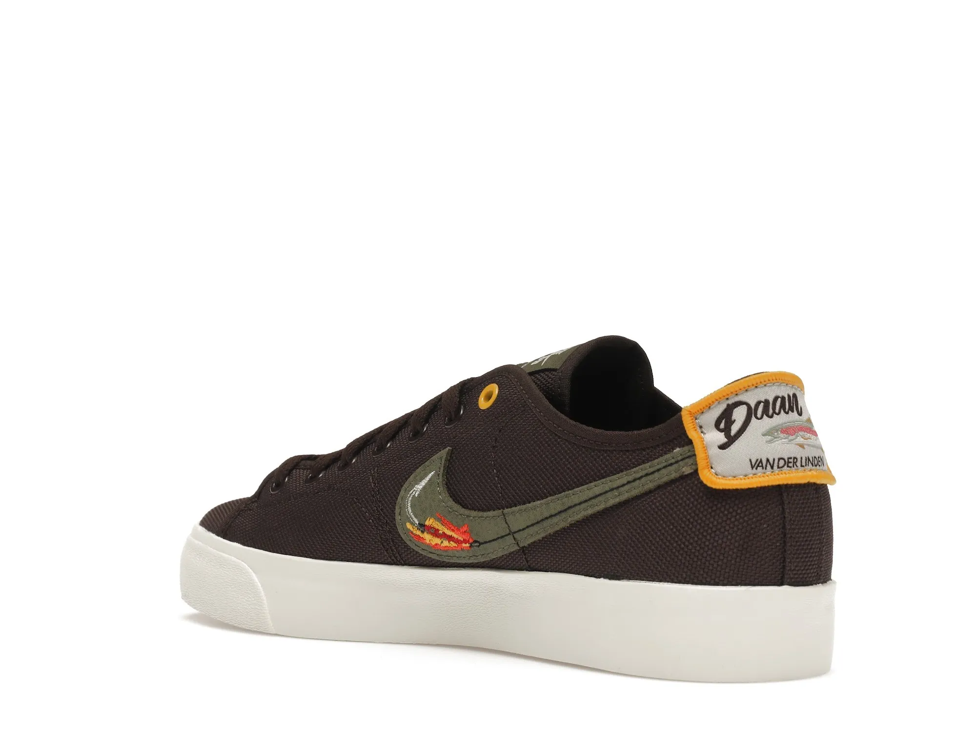Фото № 6 с приближением к товару «‎Nike SB Blazer Court Daan Van Der Linden Baroque Brown»