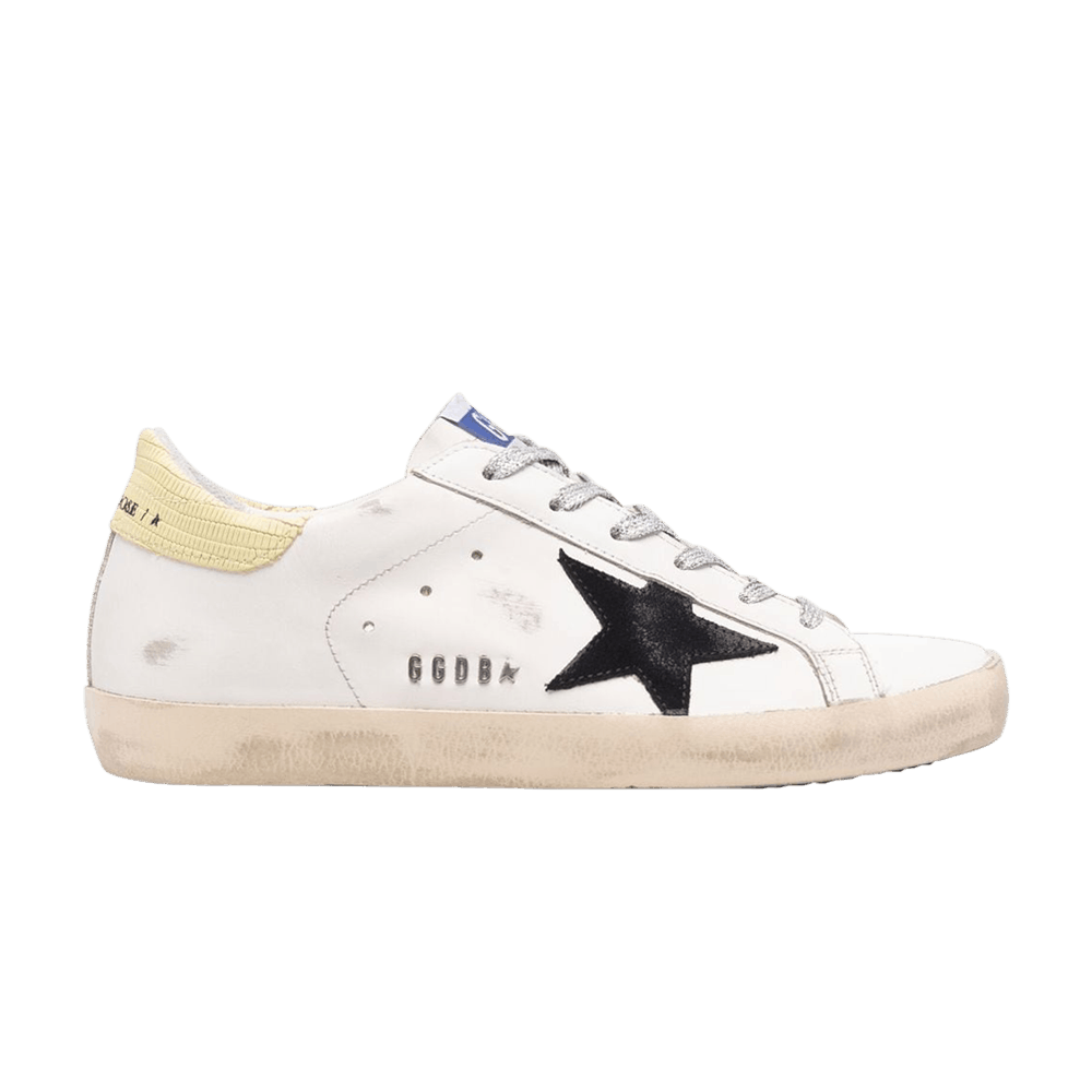 Golden Goose Women's Superstar White Black Light Yellow