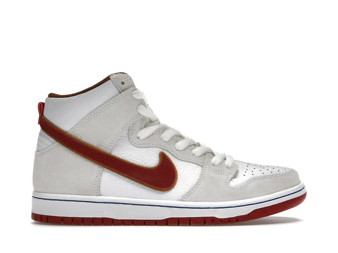 Фото № 1 с приближением к товару «‎Nike SB Dunk High Sail Bright Crimson»
