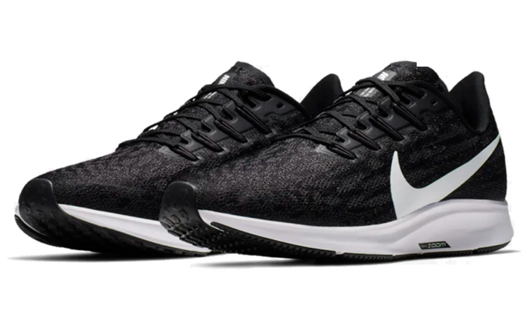 Фото № 2 с приближением к товару «‎Nike Air Zoom Pegasus 36 Black White»
