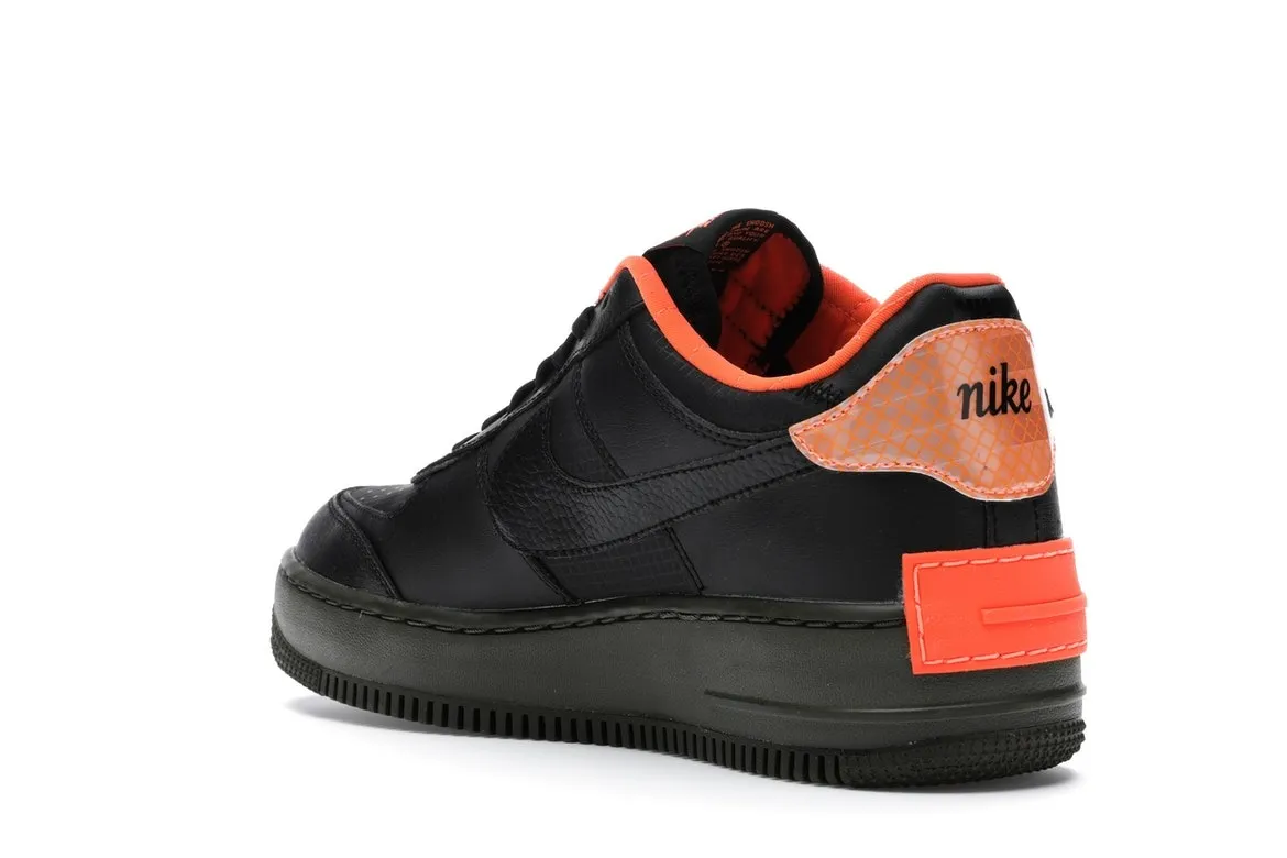 Фото № 5 с приближением к товару «‎Nike Air Force 1 Low Shadow Black Hyper Crimson Cargo Khaki »