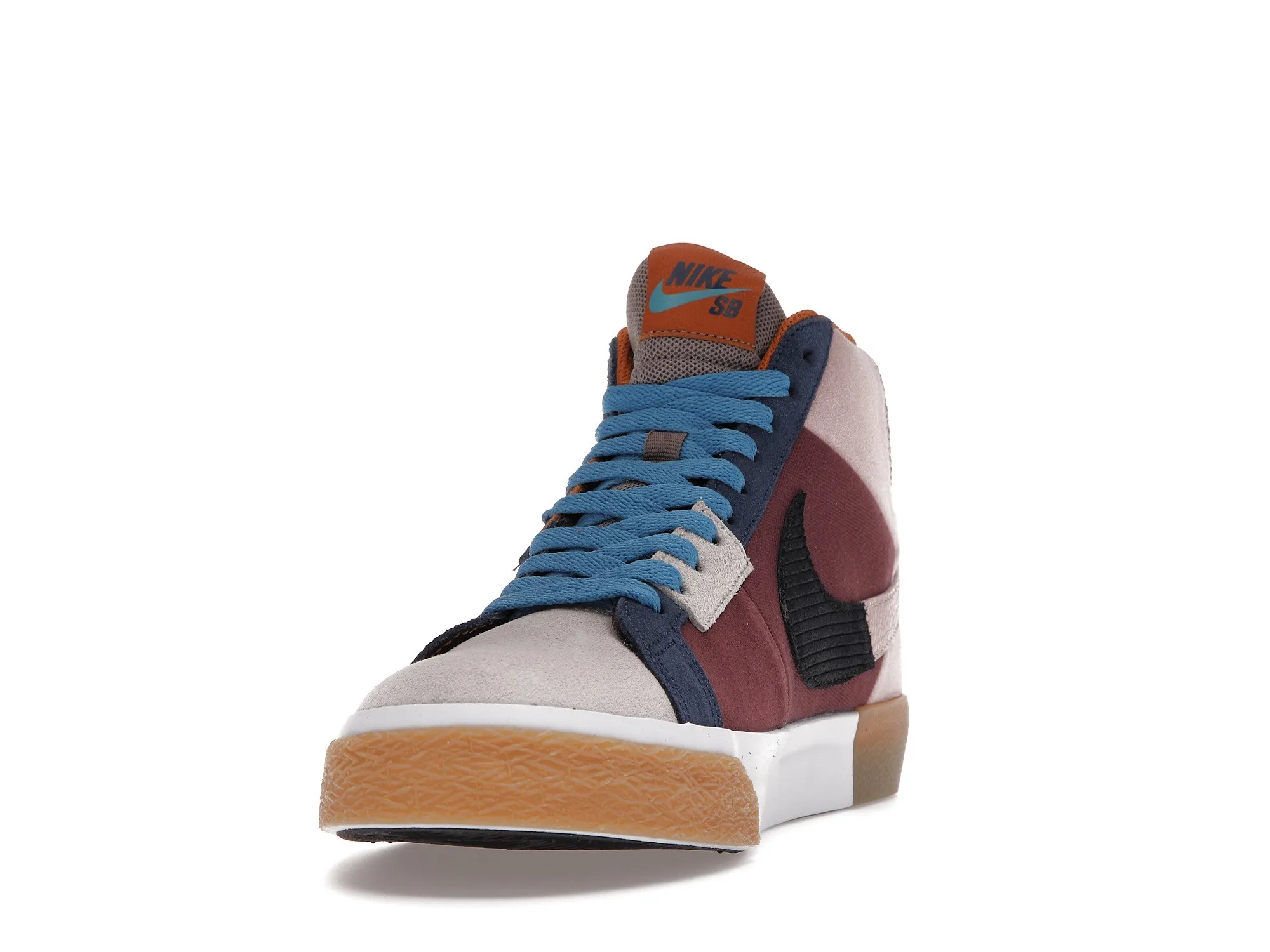 Фото № 2 с приближением к товару «‎Nike SB Blazer Mid Mosaic Brown»