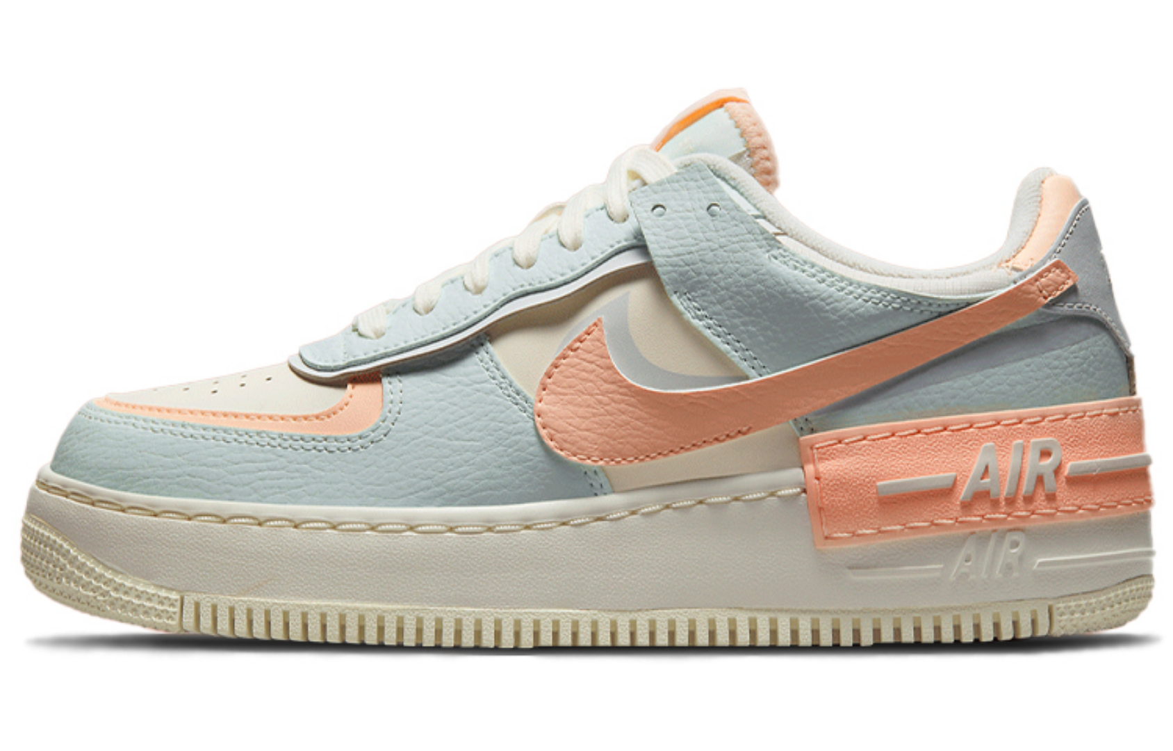 Фото № 1 с приближением к товару «‎Nike Air Force 1 Shadow Macaroon For Women BluePink»