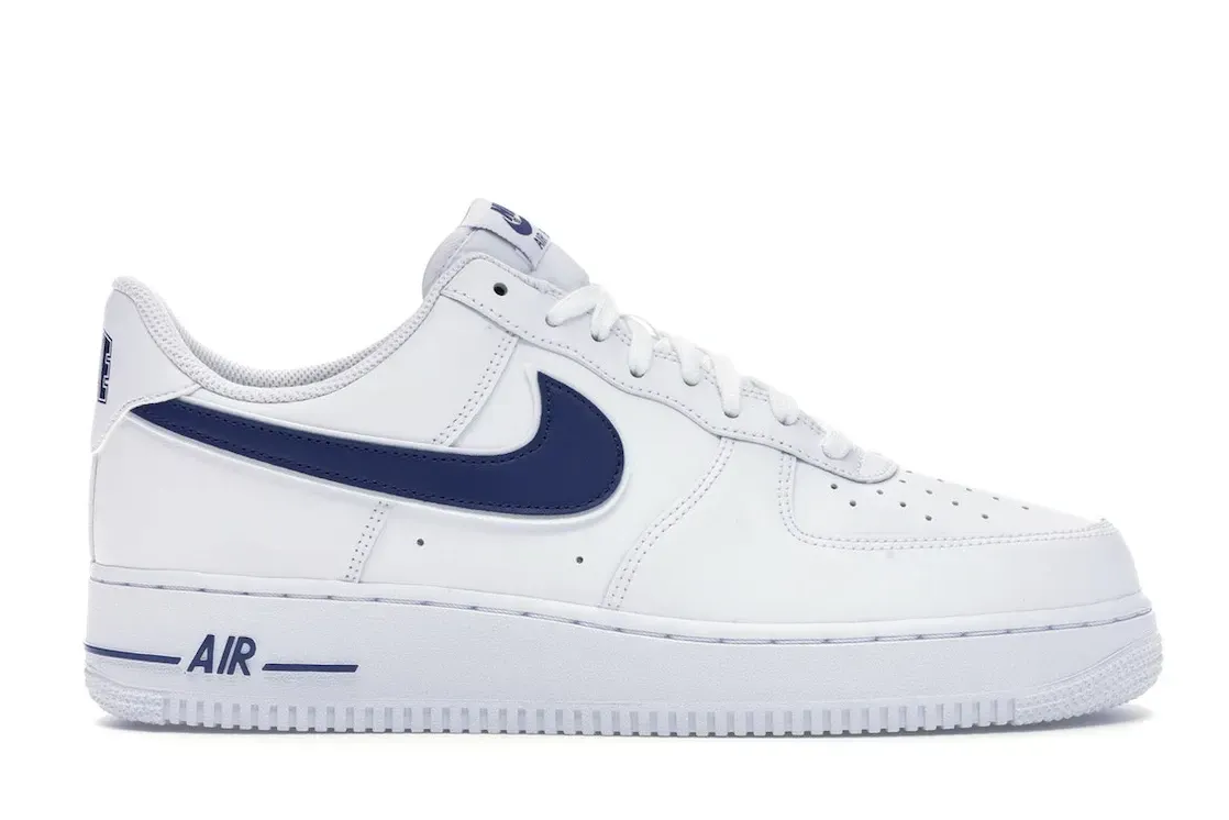 Фото № 1 с приближением к товару «‎Nike Air Force 1 Low White Deep Royal»
