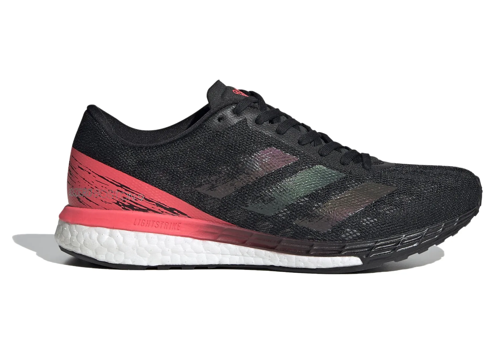 Фото № 1 с приближением к товару «‎adidas Adizero Boston 9 Black Signal Pink »