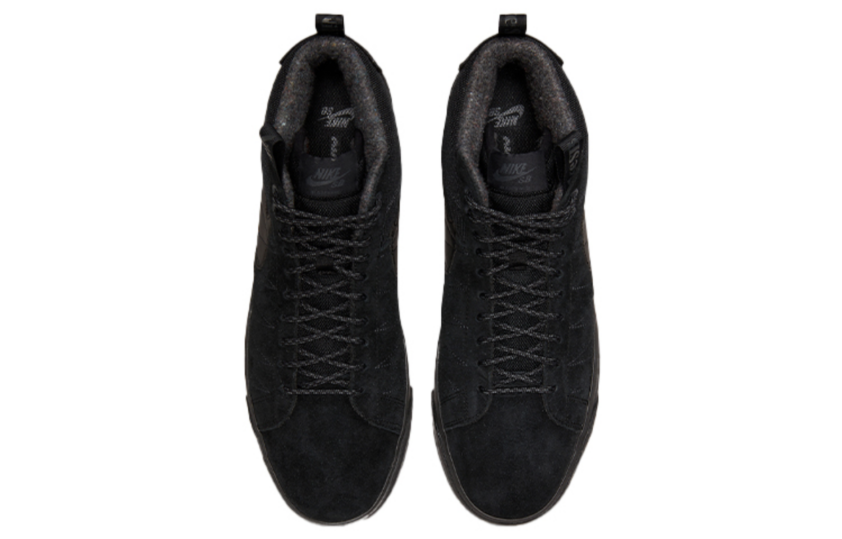 Фото № 4 с приближением к товару «‎Nike SB Zoom Blazer Mid PRM Sneakers Black»