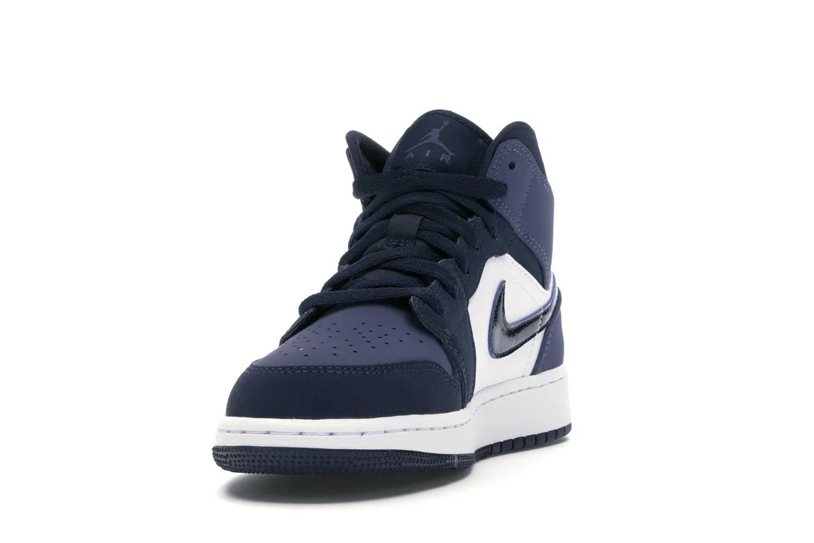 Фото № 2 с приближением к товару «‎Jordan 1 Mid Sanded Purple »