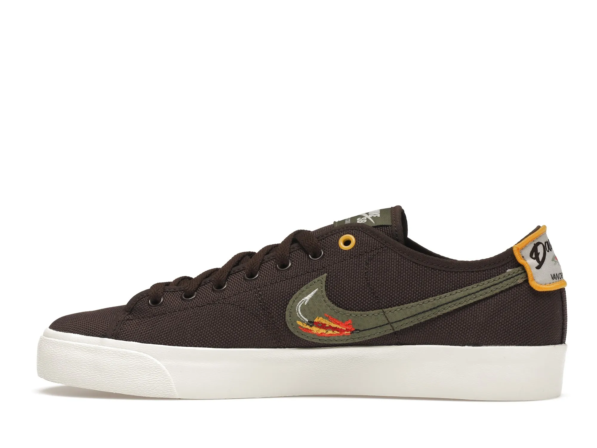 Фото № 5 с приближением к товару «‎Nike SB Blazer Court Daan Van Der Linden Baroque Brown»