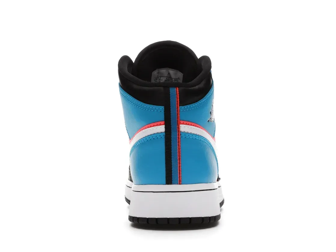 Фото № 4 с приближением к товару «‎Jordan 1 Mid Tri Color Ribbons »