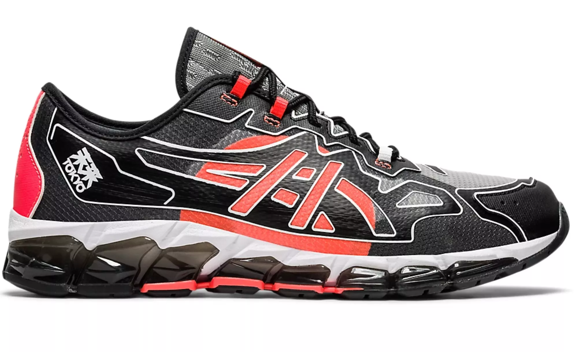 Фото № 1 с приближением к товару «‎ASICS Gel Quantum 360 6 Black Sunrise Red»