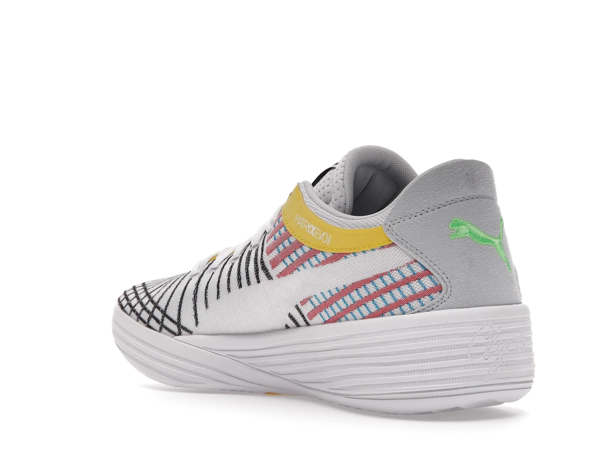 Фото № 6 с приближением к товару «‎Puma Clyde All-Pro White Blue Atoll»