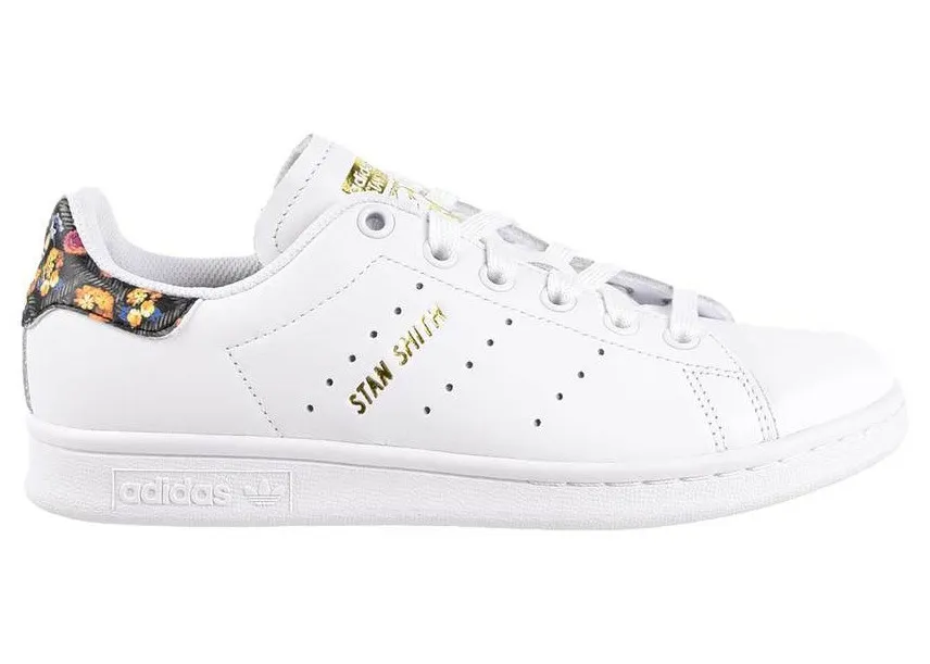 Фото № 1 с приближением к товару «‎adidas Stan Smith White Gold Floral »