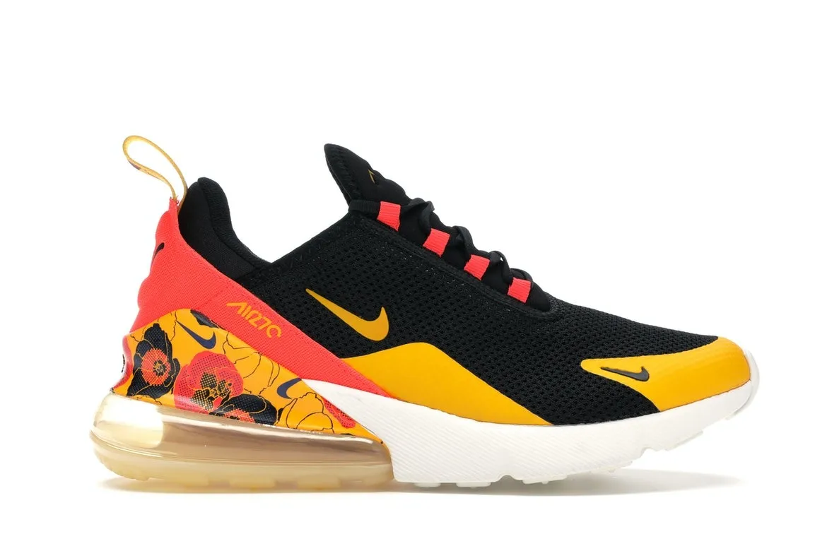 Фото № 1 с приближением к товару «‎Nike Air Max 270 Floral Black Crimson Gold »