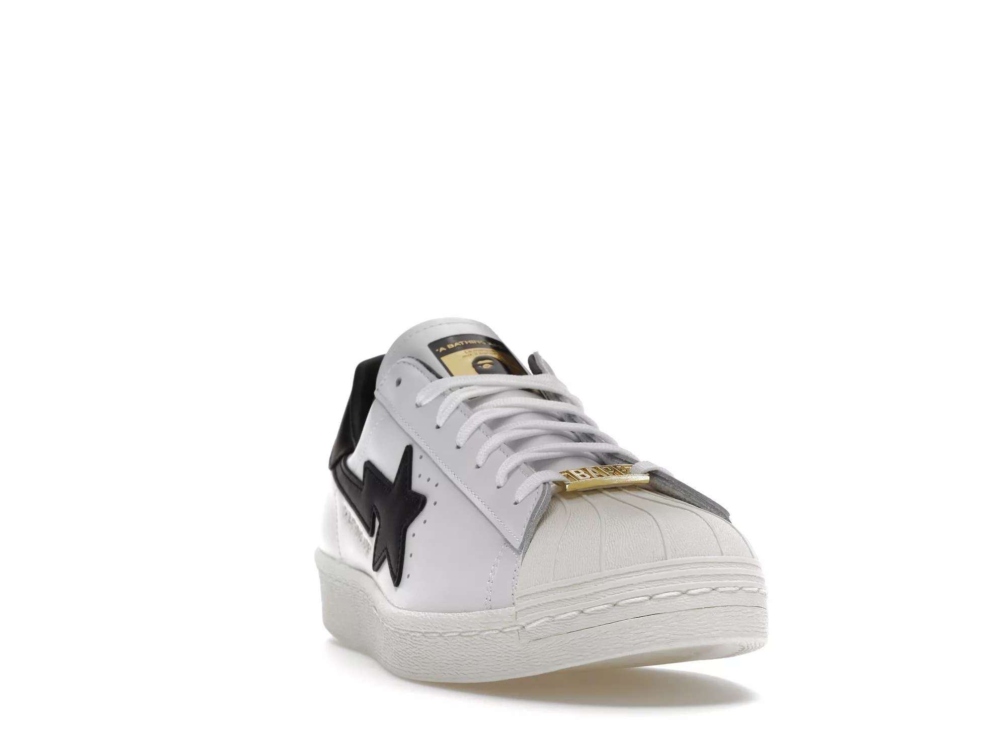 Фото № 1 с приближением к товару «‎adidas Superstar 80s Bape White Black»
