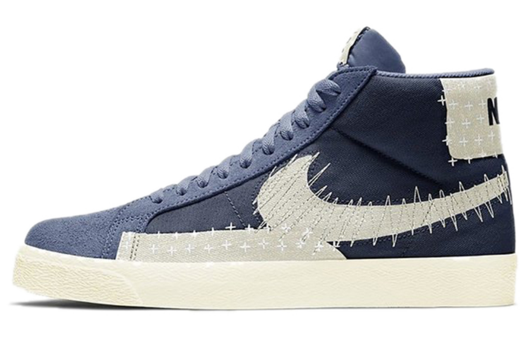 Фото № 1 с приближением к товару «‎Nike SB Zoom Blazer Mid Premium Sashiko Mystic Navy»