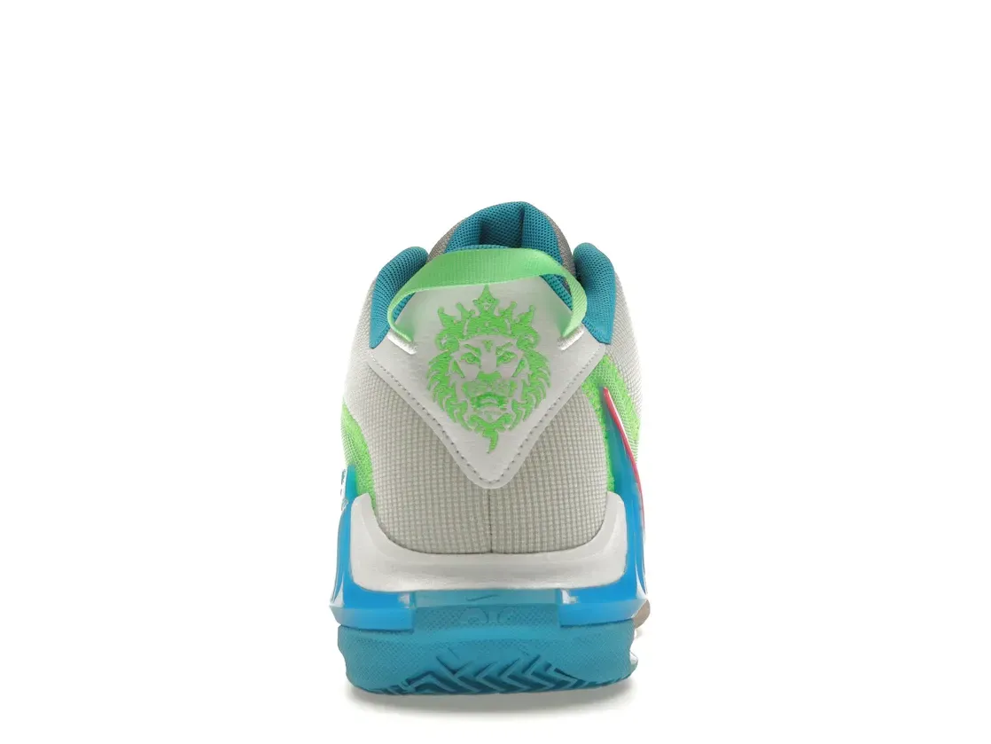 Фото № 4 с приближением к товару «‎Nike LeBron Witness 7 Grey Fog Multi-Color»