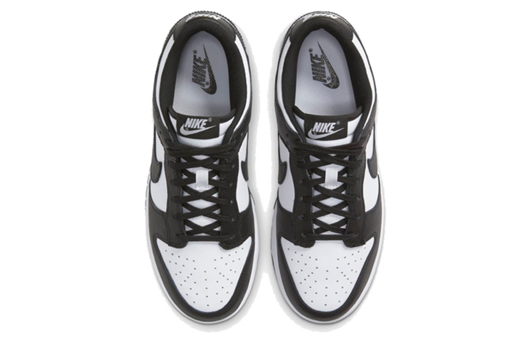 Фото № 4 с приближением к товару «‎Nike WMNS Dunk Low Skate Shoes WhiteBlack»