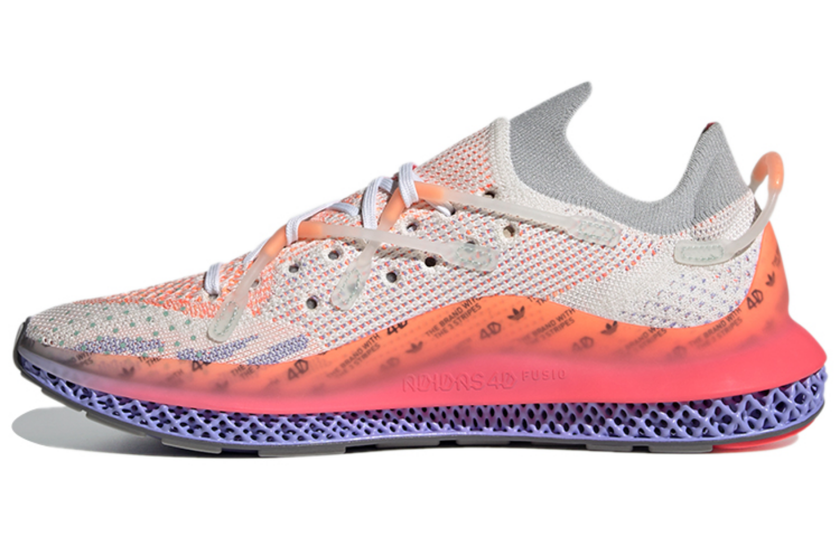 Фото № 1 с приближением к товару «‎adidas originals 4D Fusio WhiteOrange»