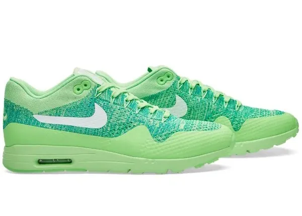 Фото № 1 с приближением к товару «‎Nike Air Max 1 Ultra Flyknit Voltage Green »