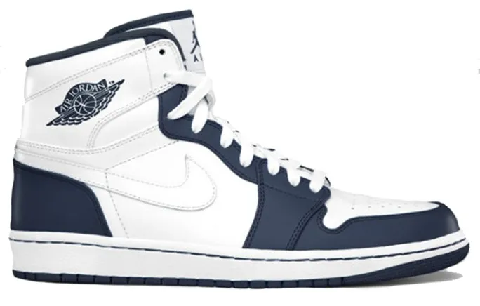 Фото № 1 с приближением к товару «‎Jordan 1 Retro White Midnight Navy»