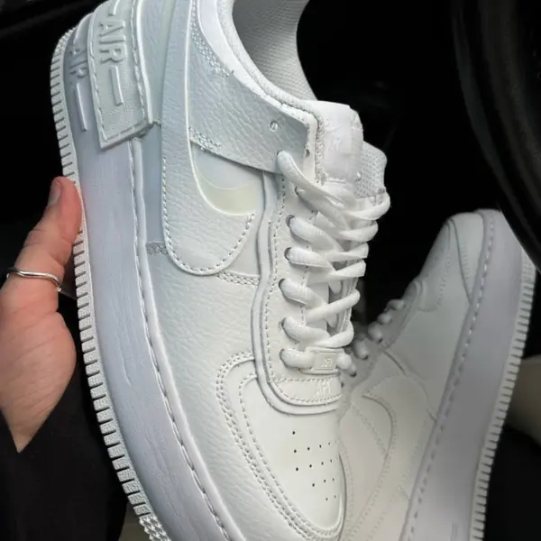 Nike Air Force 1 Shadow белые — живое фото из магазина Sportoriginal