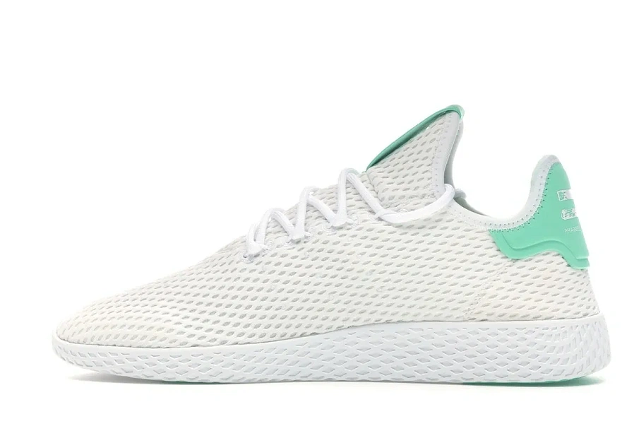 Фото № 5 с приближением к товару «‎adidas Tennis Hu Pharrell Green Glow»